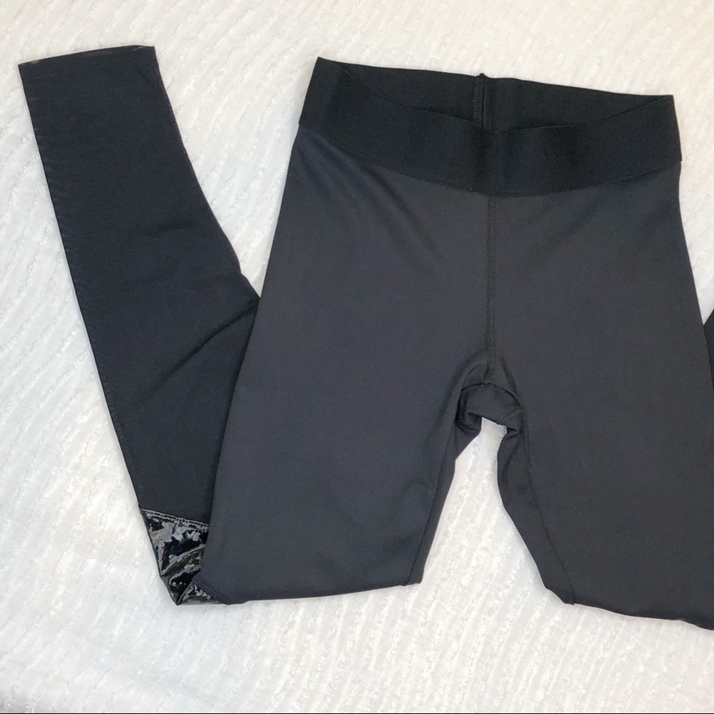 Heroine Sport Black Mesh Leggings Workout Small - Picture 4 of 10